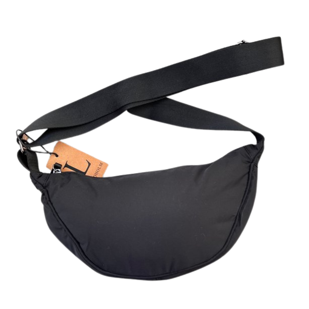 Heuptasje dames zwart banana bag - crossbody tasje festival - Fanny pack zwart