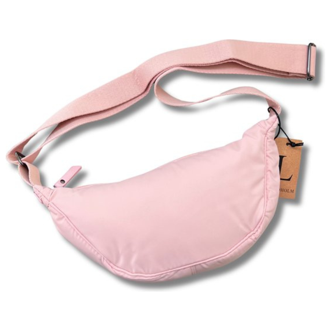 Heuptasje dames roze banana bag - crossbody tasje festival - Fanny pack roze