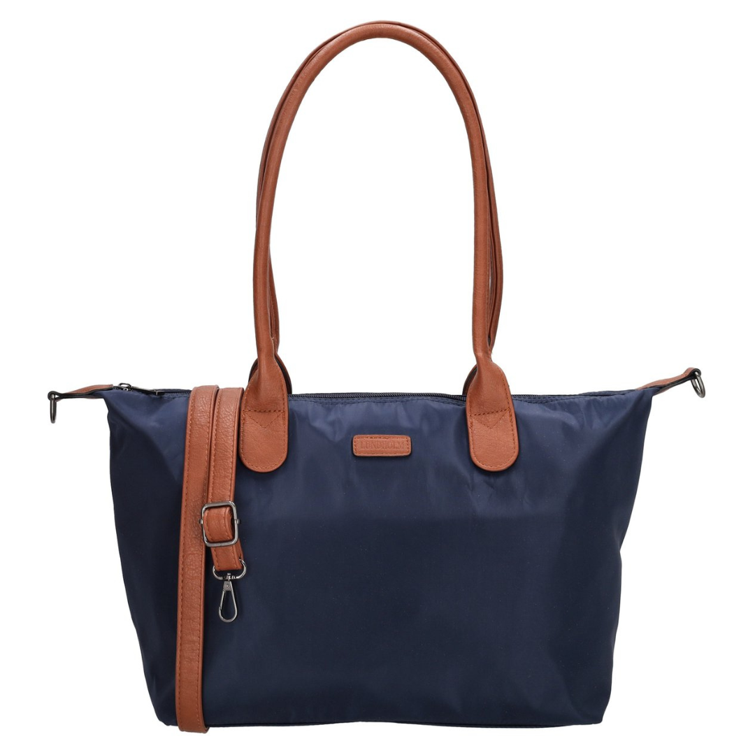 Shopper Dames Handtas dames Tote Bag Donkerblauw - Shopper dames met rits - Danviken Serie - Blauw