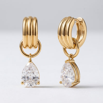 Nora – Bridal Earrings with Cubic Zirconia