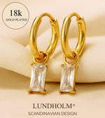 Luxe Oorbellen Dames Goudkleurig met Zirkonia - Hypoallergeen & Waterproof - Goudkleurige Oorhangers - Premium Stainless Steel