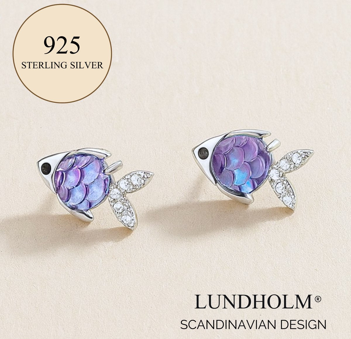 Luxe 925 Zilveren Dames Vis Oorknopjes - Oorbellen Meisje Vissen