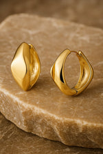 Luxe Chunky Oorbellen Dames Goudkleurig – Premium Stainless Steel – Verguld