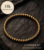 Luxe Kralen Armband Dames Goudkleurig - Elastische Kralenarmband