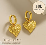 Luxe Oorbellen Dames Goudkleurig - Oorhangers Hartjes Dames - Allergievrij - Premium Stainless Steel Waterproof