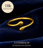 Premium Stainless Steel Verstelbare Dames Ring Goudkleurig - Elegant