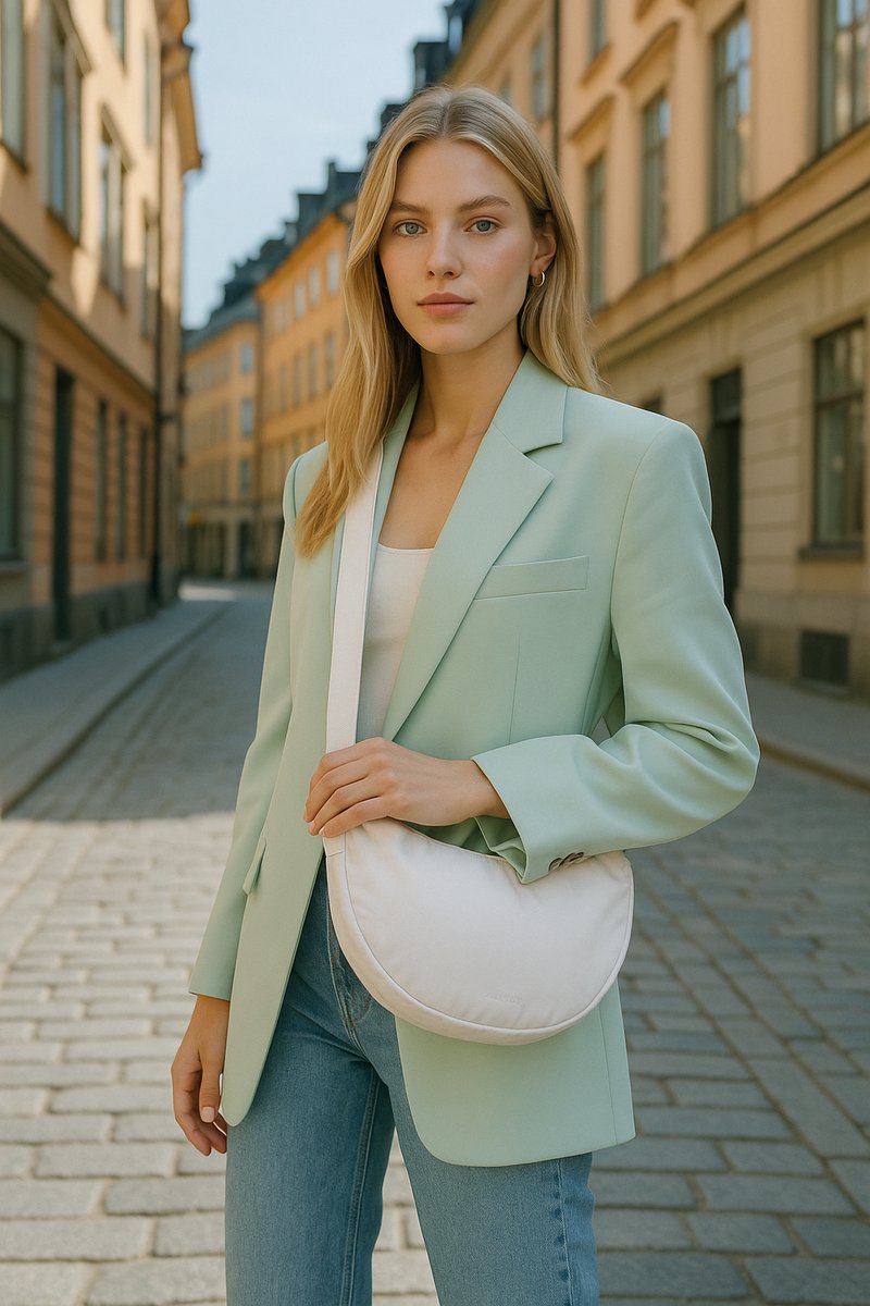 Heuptasje dames wit banana bag - crossbody tasje festival - Fanny pack wit