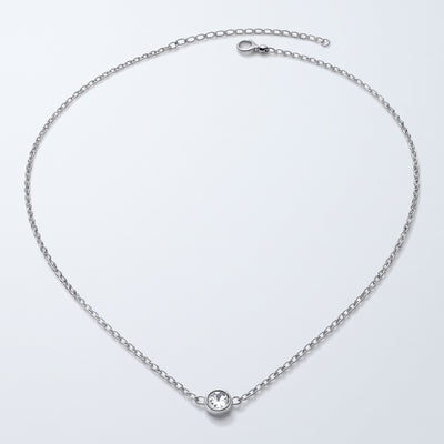 Anah – Ketting met Zirkonia Hanger Dames