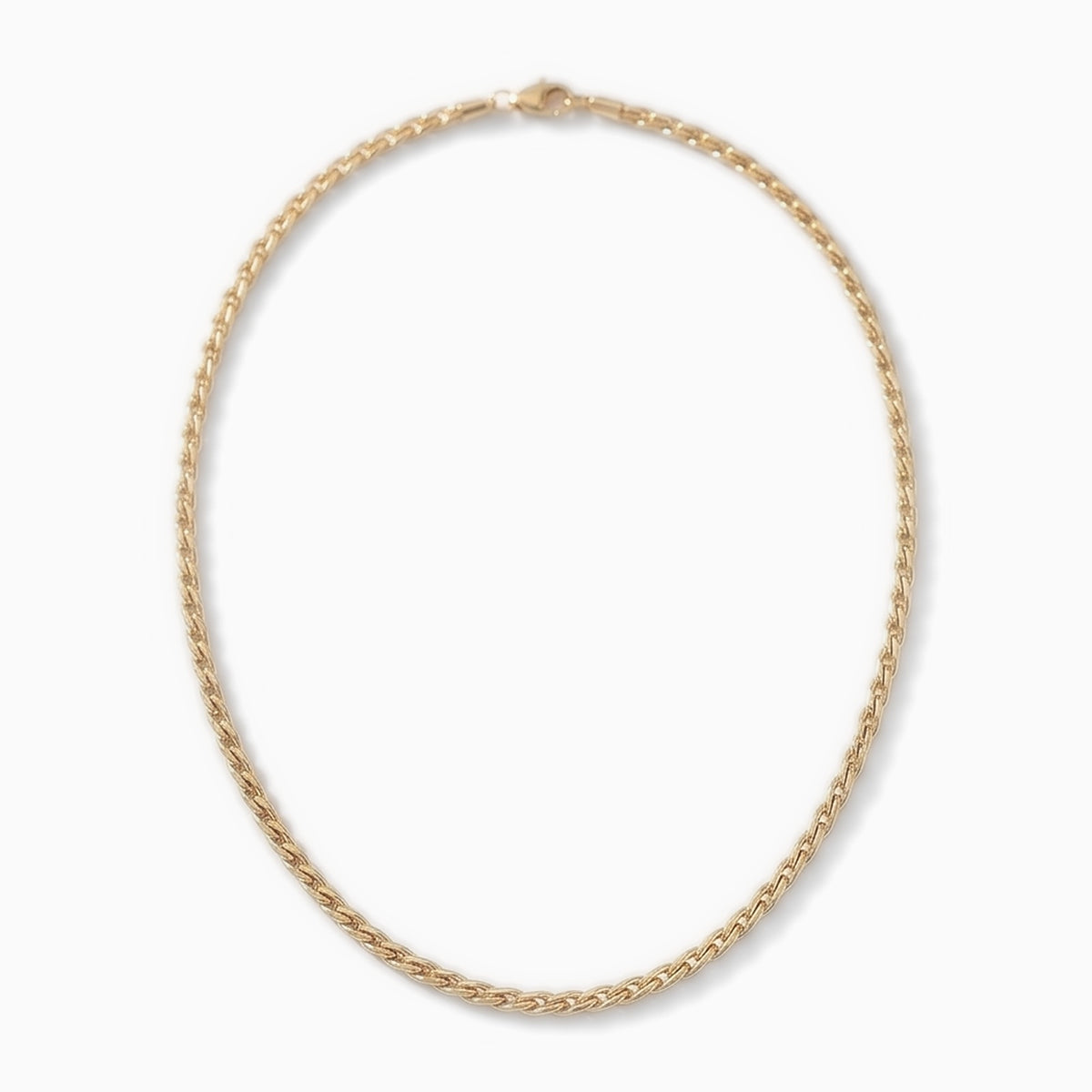 Siri – Gedraaide Schakelketting 3 mm – Goudkleurig