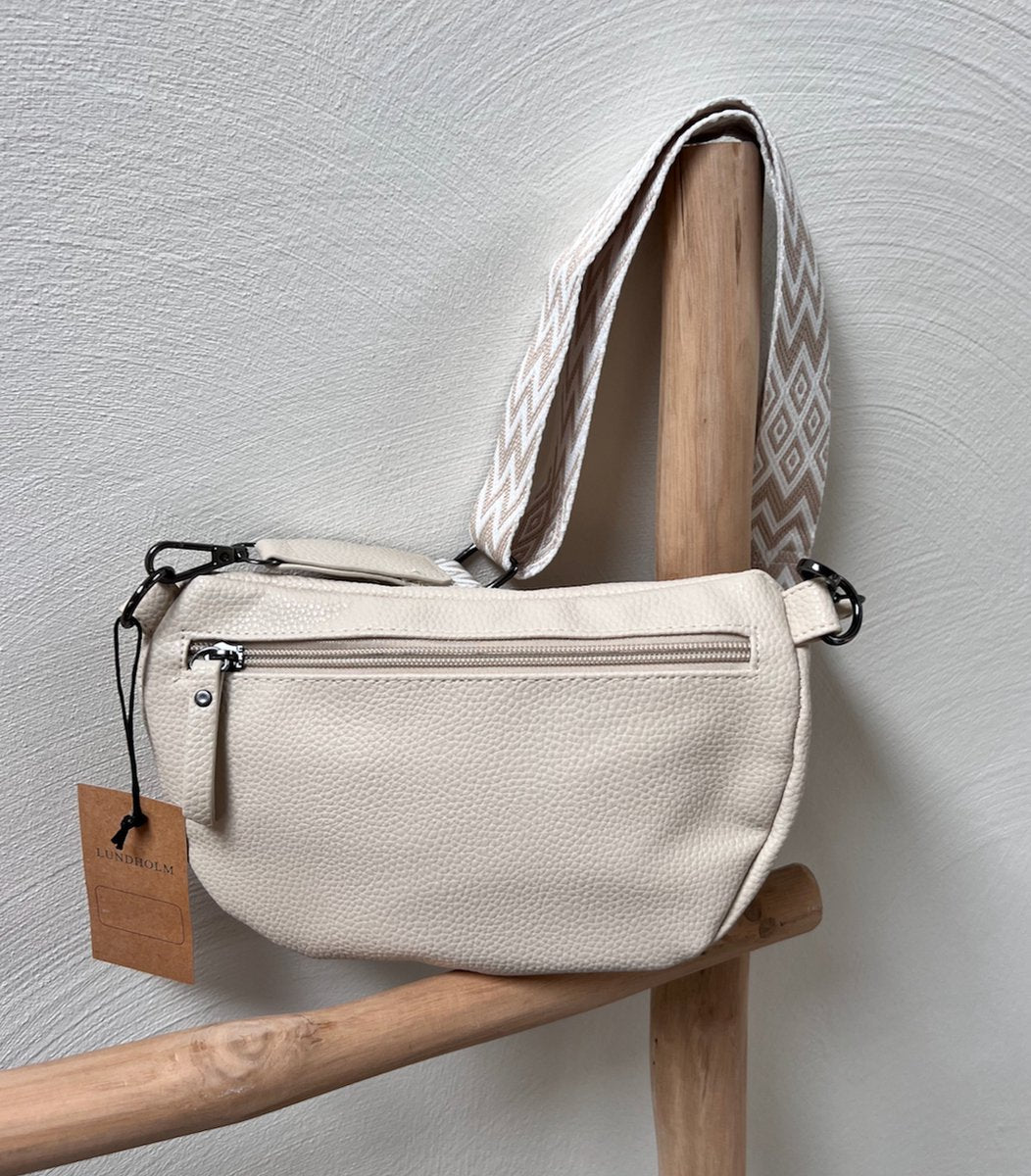 Lundholm Alta heuptas gebroken wit dames — detail materiaal premium