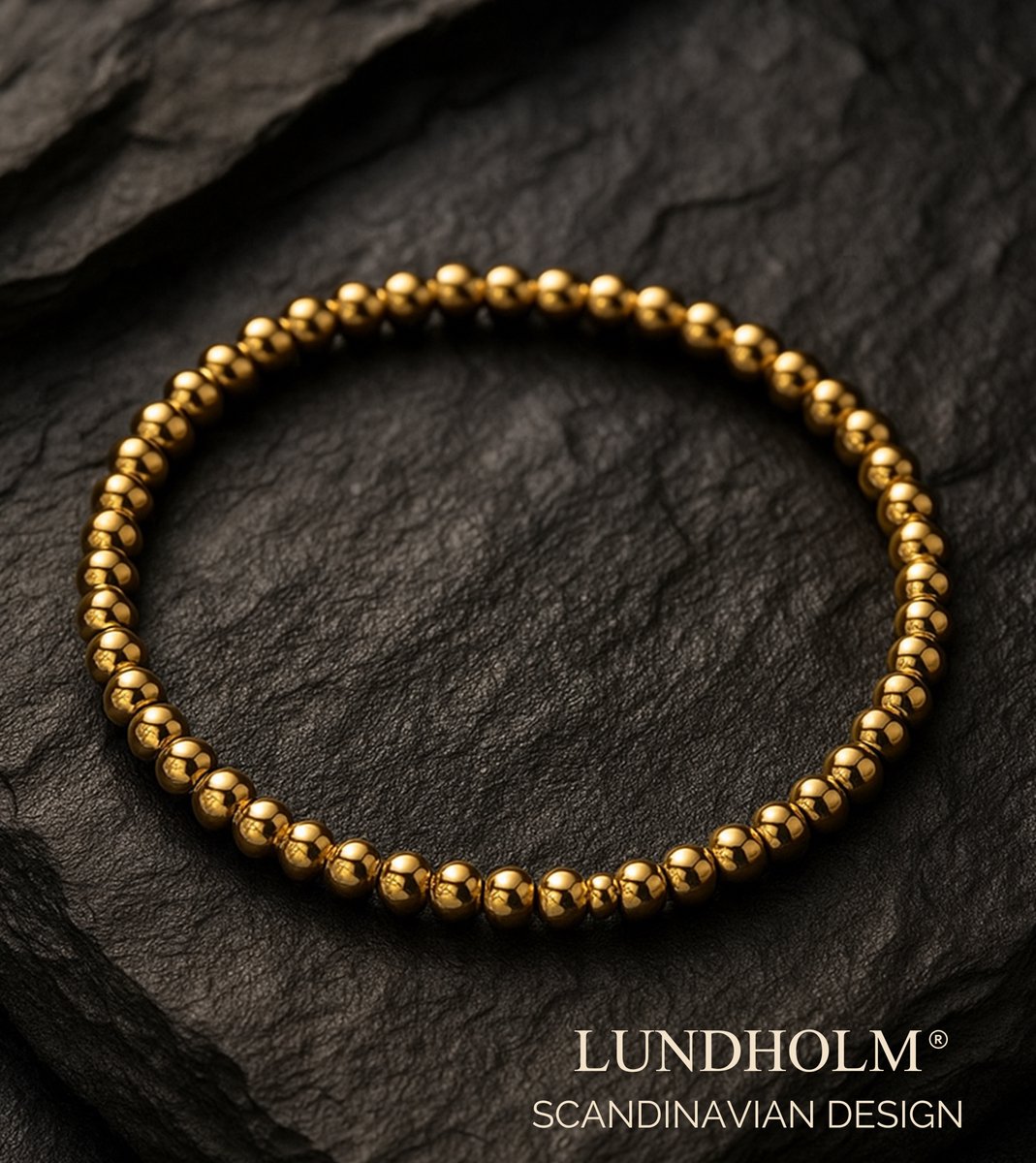 Lundholm Gabriella – Kralen Armband Dames – Goudkleurig