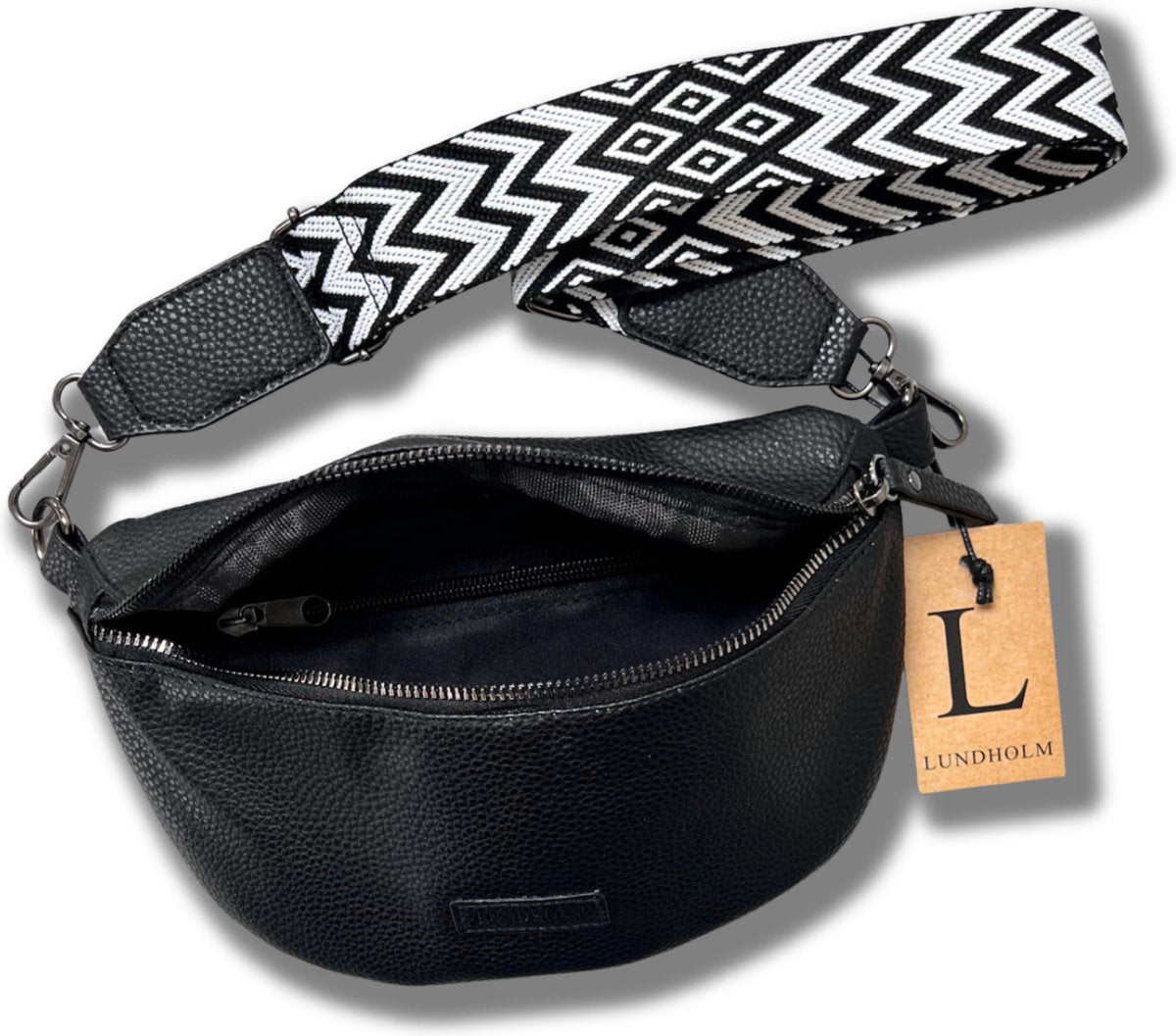 Lundholm Alta heuptas zwart dames — lifestyle festival outfit