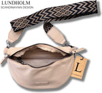 Lundholm Alta heuptas taupe dames — detail materiaal en stiksel