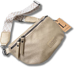 Lundholm Alta heuptas goud dames — detail metallic statement-kleur