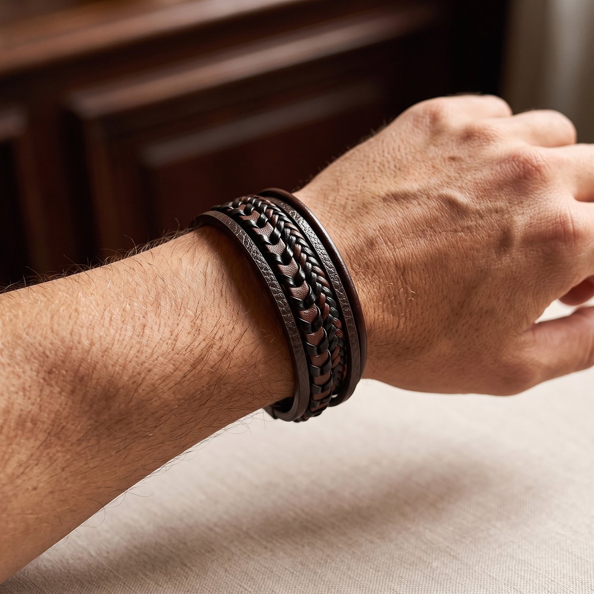 Lundholm Joris Armband gedragen