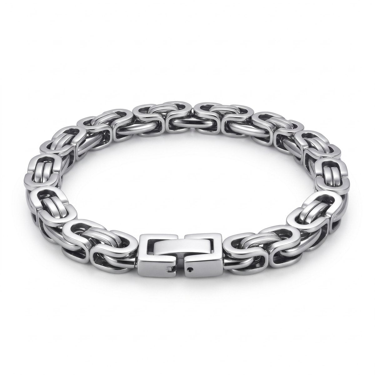 Lundholm Sören Koningsschakel Armband Zilverkleurig