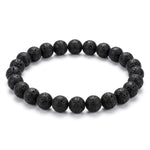 Lundholm Eirik Heren Armband Lavasteen Puur