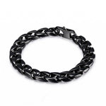 Lundholm Axel Cuban Link Armband Zwart