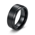 Lundholm Magnus Heren Ring Zwart 8mm