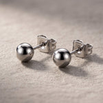 Lundholm Max – Bol Oorknopjes Dames – Zilver