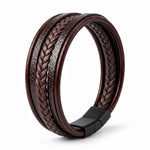 Lundholm Koen Heren Armband Bruin Zwart
