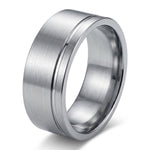 Lundholm Magnus Heren Ring Zilverkleurig 8mm