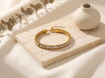 Lundholm Iza – Schakelarmband met Zirkonia Dames – Goudkleurig