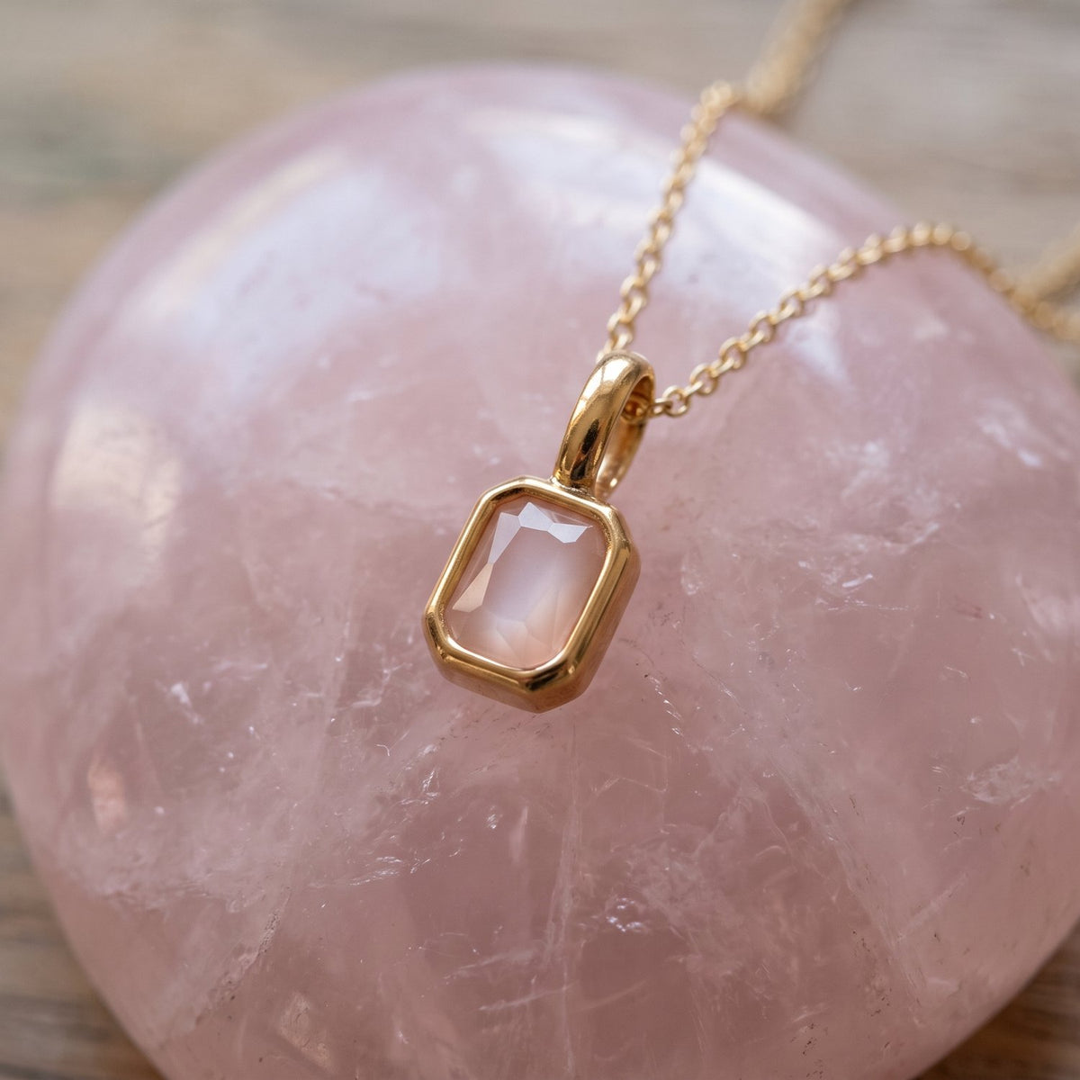 Lundholm Josefin geboortesteen ketting juni, goudkleurig, foto 4
