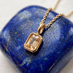 Lundholm Josefin geboortesteen ketting april, goudkleurig, foto 4