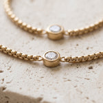 Lundholm Anah – Zirkonia Sieradenset met Ketting en Armband – Goudkleurig – foto 3