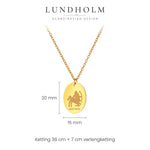 Lundholm Solenne sterrenbeeld ketting Boogschutter, goudkleurig, foto 5