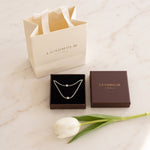 Lundholm Anah – Zirkonia Sieradenset met Ketting en Armband – Zilverkleurig – foto 5