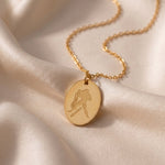 Lundholm Solenne sterrenbeeld ketting Waterman, goudkleurig, foto 4