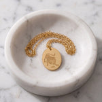 Lundholm Solenne sterrenbeeld ketting Leeuw, goudkleurig, foto 3
