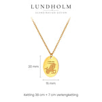 Lundholm Solenne sterrenbeeld ketting Steenbok, goudkleurig, foto 5