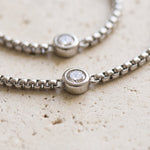 Lundholm Anah – Zirkonia Sieradenset met Ketting en Armband – Zilverkleurig – foto 3