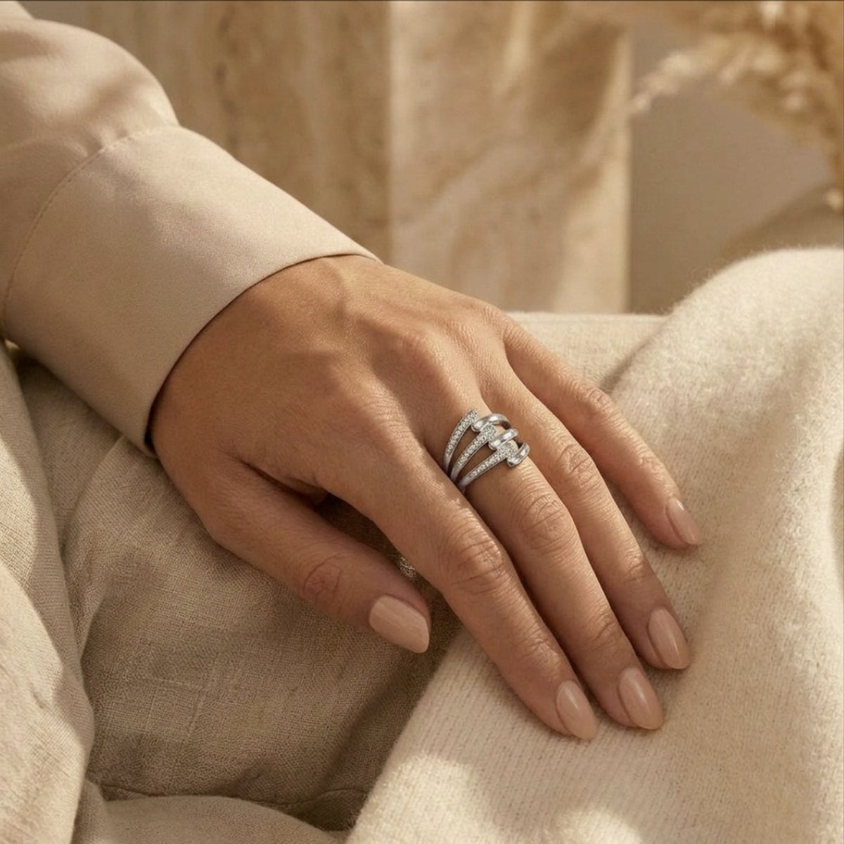 Lundholm Maartje ring zilverkleurig – foto 4