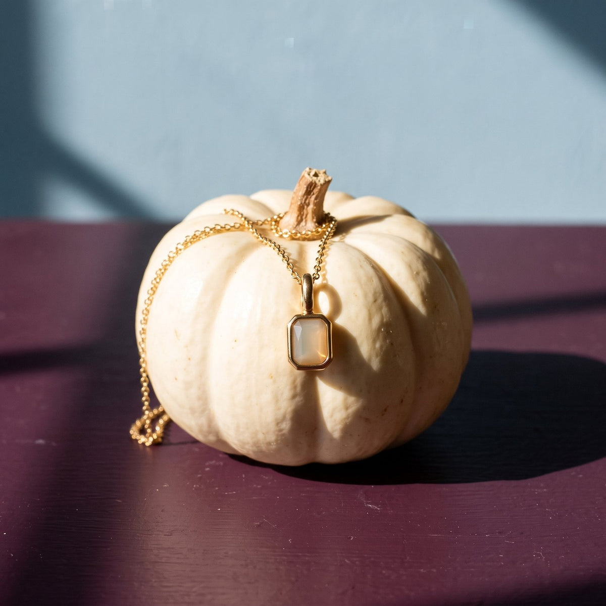 Lundholm Josefin geboortesteen ketting oktober, goudkleurig, foto 2