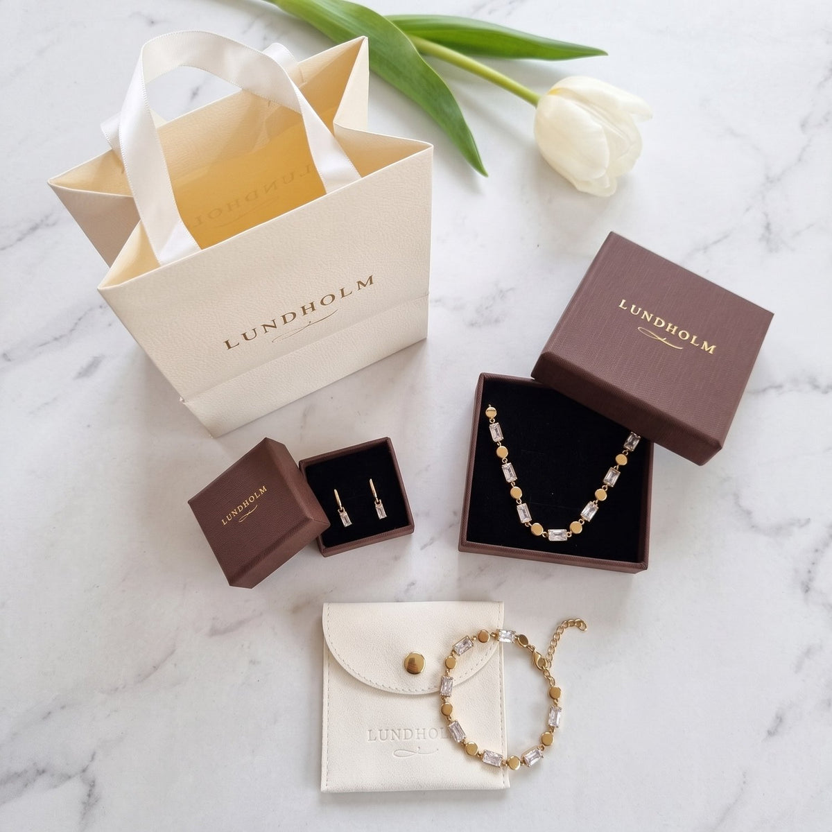 Altijd luxe verpakt, met gratis geschenktasje
