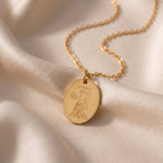 Lundholm Solenne sterrenbeeld ketting Maagd, goudkleurig, foto 4
