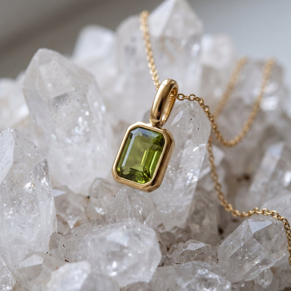 Lundholm Josefin geboortesteen ketting augustus, goudkleurig, foto 6