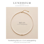Lundholm Mathilda parel choker, 38,5 cm + 5 cm verlengketting