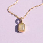 Lundholm Josefin geboortesteen ketting oktober, goudkleurig