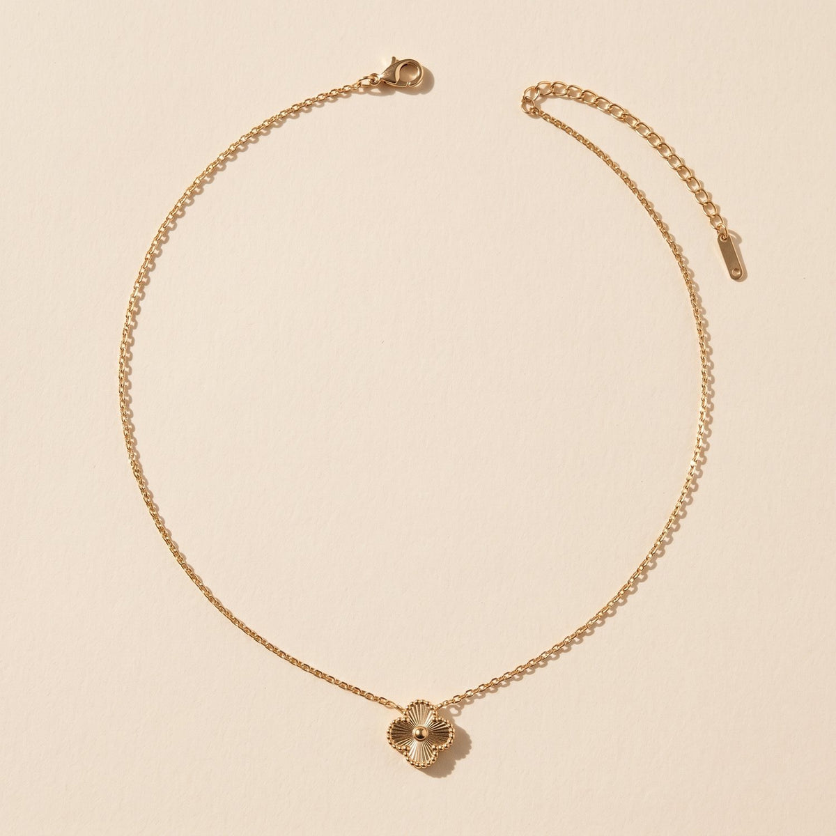 Lundholm Felicia klavertje vier ketting goudkleurig