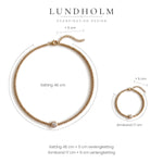Lundholm Anah – Zirkonia Sieradenset met Ketting en Armband – Goudkleurig – foto 4