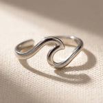 Lundholm Milea Ring Zilverkleurig - detailfoto