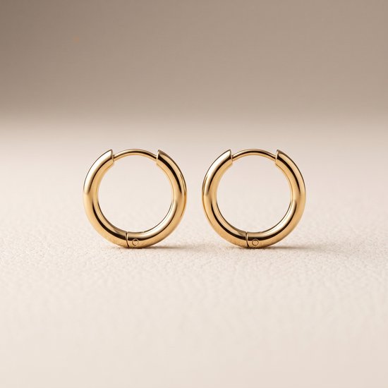 Lundholm Emmy Oorringen Goud 12mm