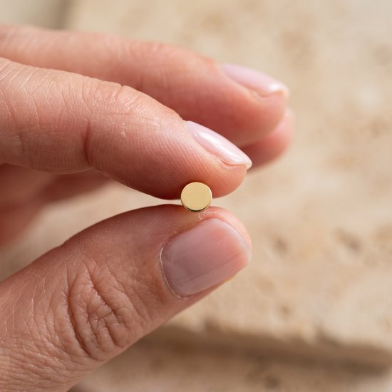 Lundholm Liora oorknopje in de hand – 6 mm