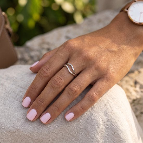 Lundholm Shelby Ring Zilver detail