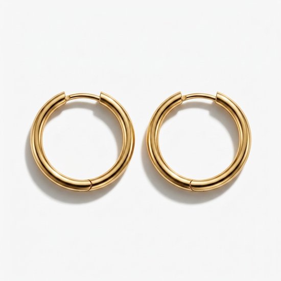 Lundholm Emmy Oorringen Goud 16mm